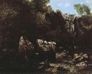 Gustave Courbet Valley oil